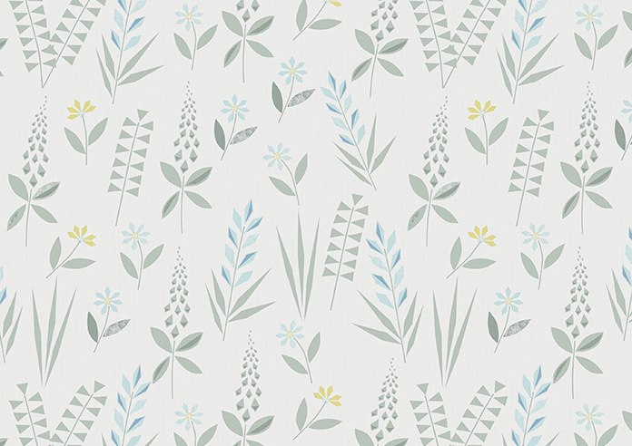 Woodland Phlox, Dew - Twist&Fit Roller Blind - Image 6